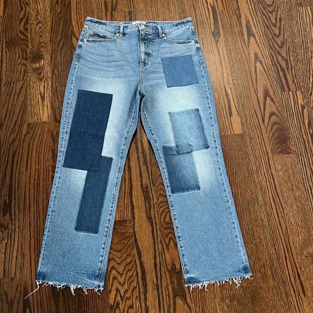 Loft Cropped Straight Leg Jeans